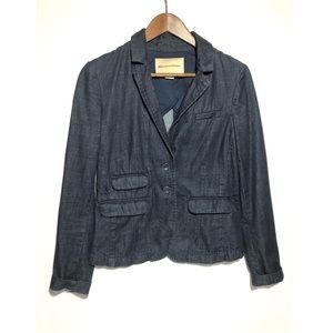 Anthropologie Pilcro the Letterpress Denim Blazer